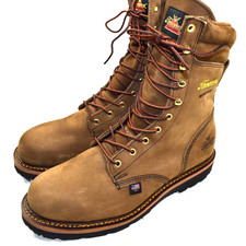 Stivali da lavoro Thorogood uomo 12 5E Studhorse 9" impermeabili logati PUNTA ACCIAIO 804-3555