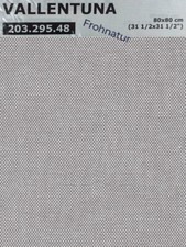 Ikea Vallentuna rivestimento per schienale 80x80 Orrsta grigio chiaro NUOVO IMBALLO ORIGINALE 203.295.48