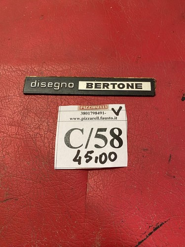 Targhetta disegno bertone per - targhetta, "disegno