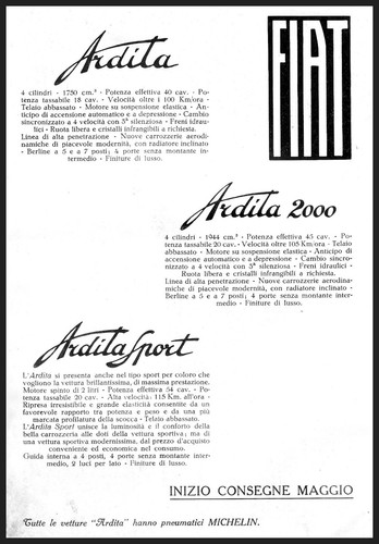 Pubblicita 1933 auto fiat - 1933,