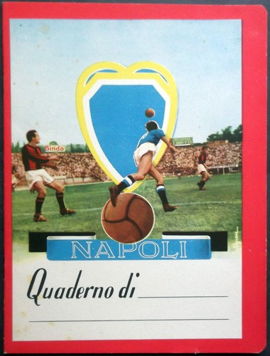 Napoli calcio vecchio quaderno - calcio,