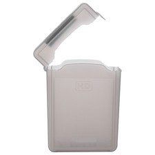 5 pezzi 3,5 pollici IDE HDD disco rigido scatola di immagazzinaggio plastica custodia 2168