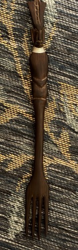Forchetta tiki legno - tiki,