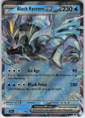 Holo black kyurem - ur, 01