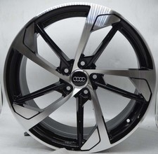 4 cerchi lega nuovi audi a3 q2 q3 q5 r19 nero diamantato lt003746