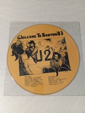 U2  LP WELCOME TO BOSTON ' 83 PICTURE DISC PROG ONLY 1000 COPIES  RARO 