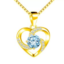 Collana donna cuore oro