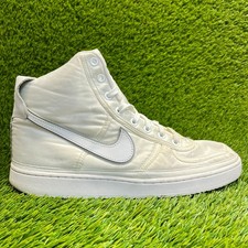 Scarpe da passeggio sportive Nike Vandal High Supreme da uomo taglia 10,5 bianche sneakers
