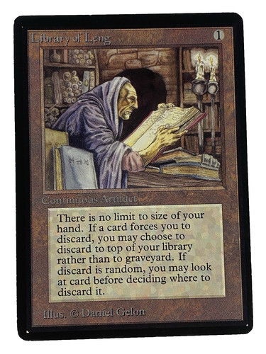 Mtg beta library leng - library, quasi