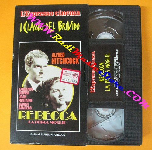 Vhs film rebecca prima - rebecca, la