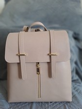 zaino donna,Firenze , colore Beige Chiaro,vera Pelle 