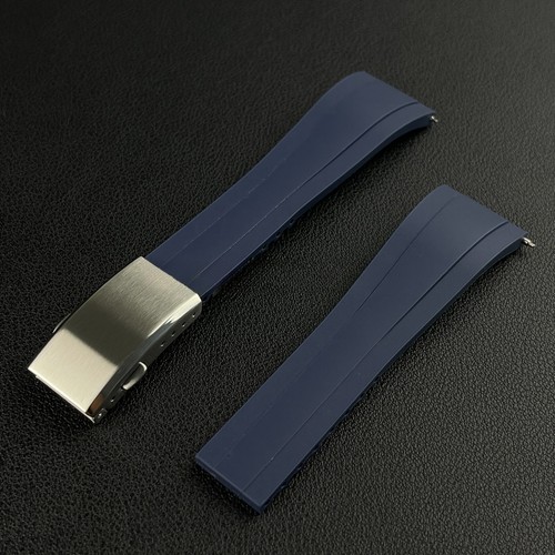Cinturino orologio gomma - , blu