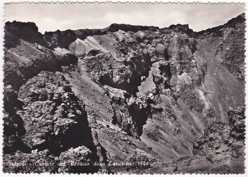Napoli cratere del - del, vesuvio