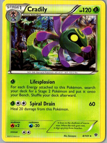 Cradily rare plasma blast - rare,