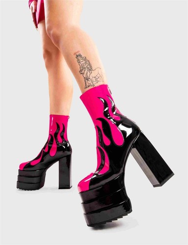 Stivaletti lamoda fucsia - stivaletti,