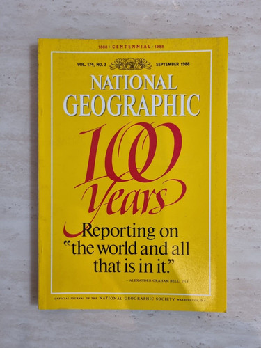 National geographic sept 1988 - sept.,