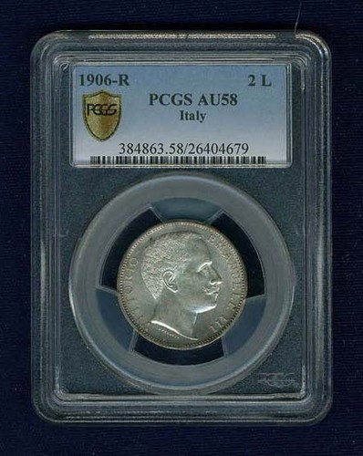 Italy kingdom 1906 - , lire