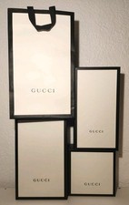 Gucci originale nero bianco scarpe sandalo scatole regalo buste sacchetti polvere vuoti LEGGI