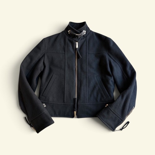 Giacca bomber moto lana - bomber,