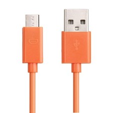 Cavo Dati Microusb 0.90 Metri Orange Elephone P6000 Pro P7 Mini P8 P9 Water