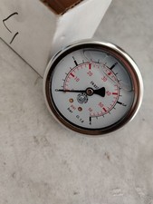 ITALMANOMETRI MANOMETRO CON GLICERINA D.MM 63 POSTERIORE 1/4" BAR 0/4