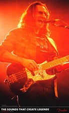 FENDER POSTER ~ Geddy Lee of