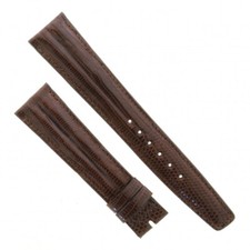 BULOVA Accutron Cinturino Lucertola Tejus Marrone Lucido 20/16 mm B35M spessore 