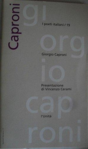 Giorgio caproni paperback - giorgio, [paperback]