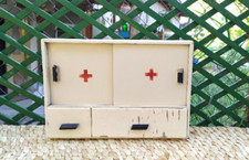 Armadietto medicinali vintage - armadietto medicinali in legno - armadietto farmacia - H