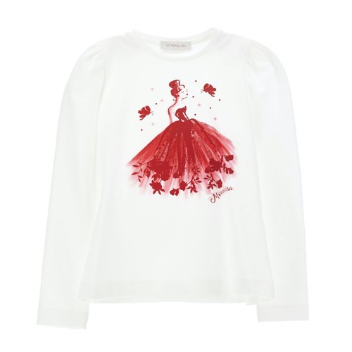Monnalisa shirt panna - monnalisa, t-shirt