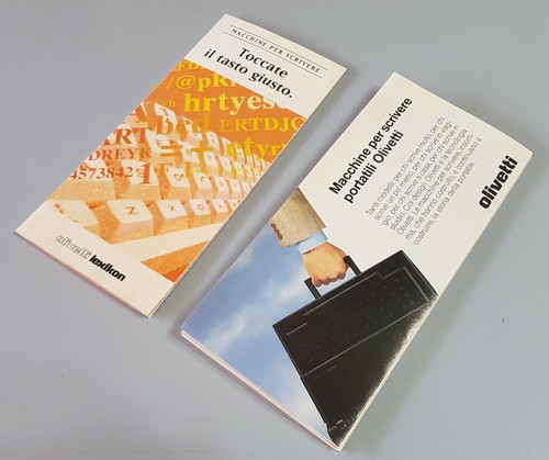 Olivetti piccoli depliant - olivetti,