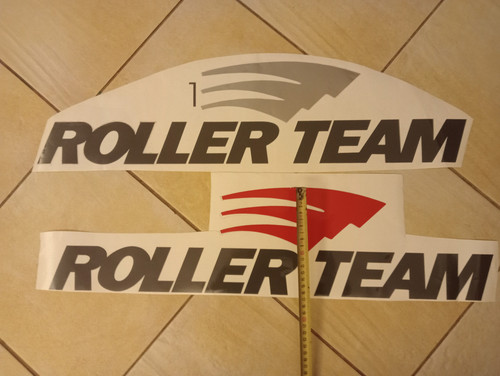 Adesivo per camper roller team