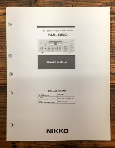 Nikko 850 amplificatore - nikko,