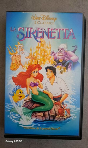 Cassette vhs walt - disney, la
