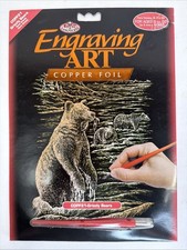 Incisione Arte Orsi Grizzly