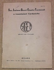 Brochure SIGET - Società Italiana Giunti Elastici e Torsionali - (18 pagine)