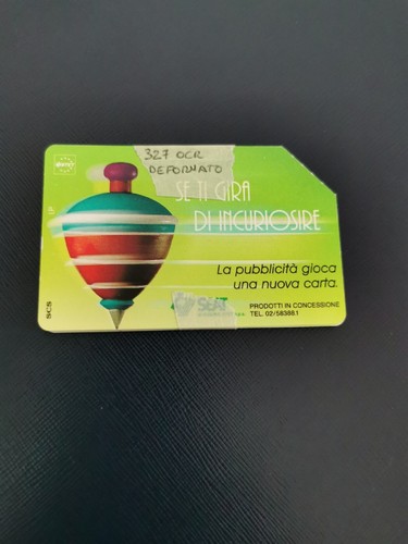 Scheda telefonica varietà - scheda,
