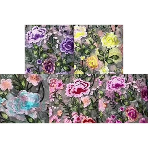 Tessuto pizzo maglia tulle - pizzo,