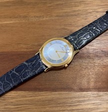 Orologio da polso Jacques Lemans 544 Flatline orologio ultra piatto 34 mm madreperla❗️raro❗️