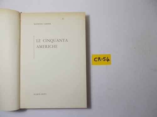 Libro cinquanta americhe - ,