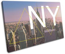 New York NY Tipografia Città