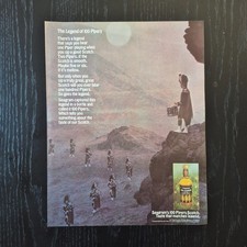 1970 100 Pipers whisky - Original AD Advertising 27x34 Pubblicità Vintage
