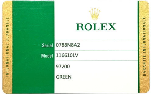 Rolex hulk 116610lv submariner - rolex,