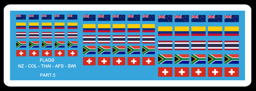 Décalcomanie decals flags - decals, nz