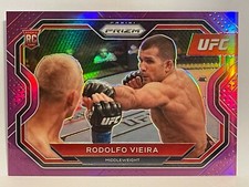 RODOLFO VIEIRA 2021 ROOKIE PANINI PRIZM UFC PURPLE PRIZM PARALLEL RC 022/149