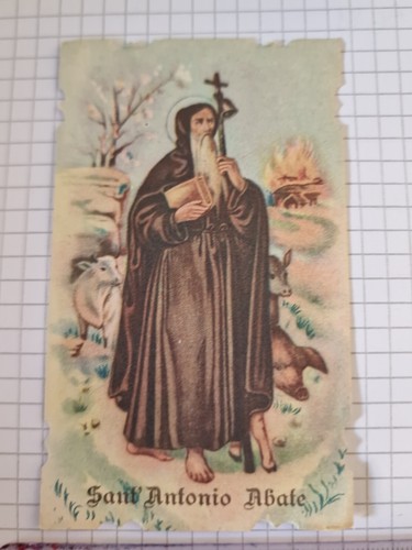 Santino holy card fustellato - card,