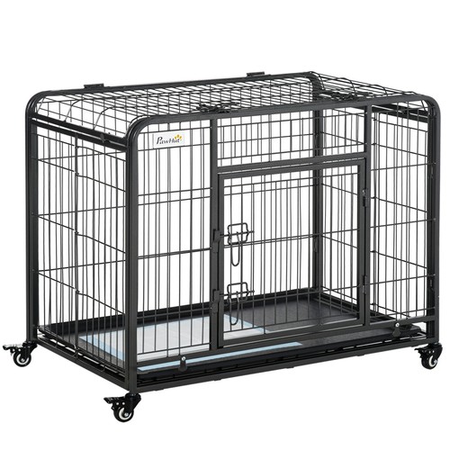 Pawhut set kennel per cani - kennel,
