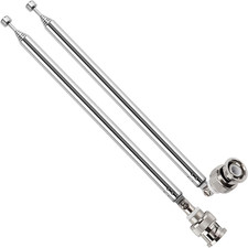 2 Pezzi 75Cm 7-Sezione Antenna Radio FM Telescopica, Antenna Telescopica Portati
