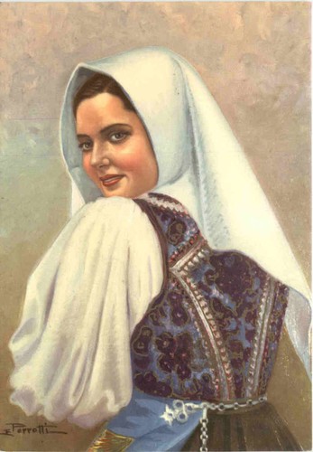 Costumi sardi busachi - sardi,