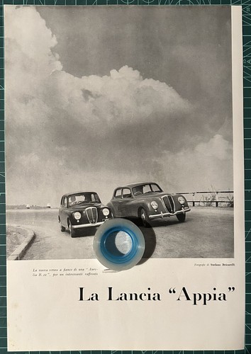 Rara pubblicità lancia appia - pubblicità,